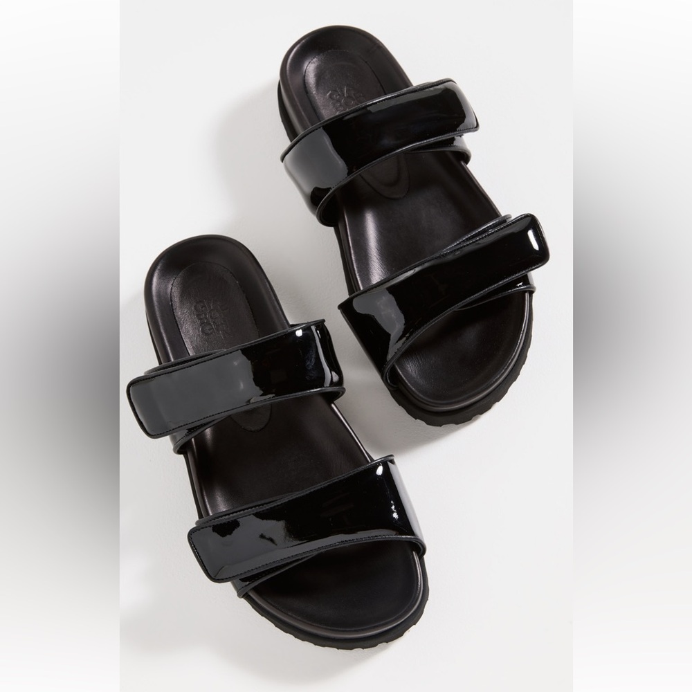 Gia Borghini Black Sandals Sleek and Stylish